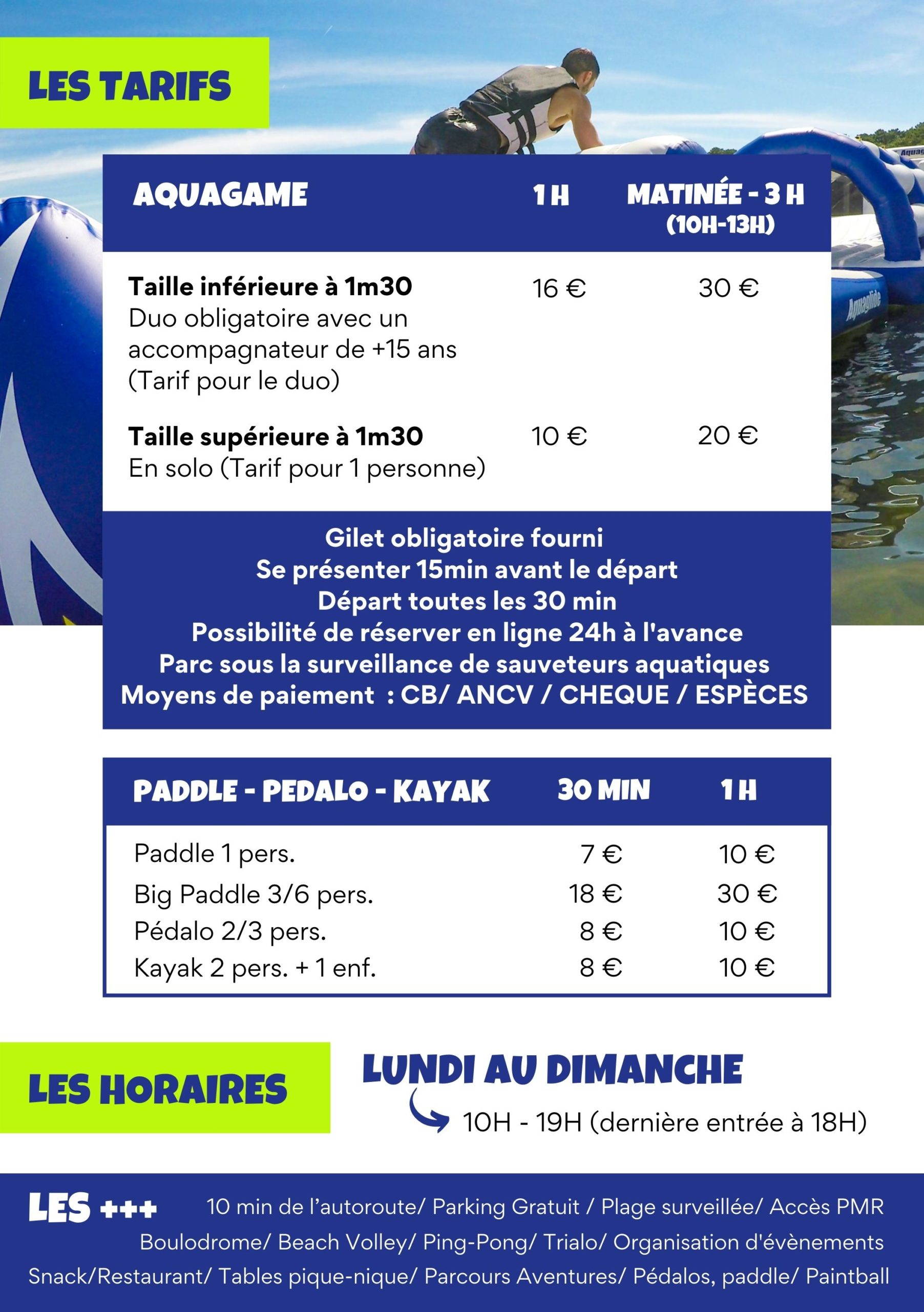 SECOVAL - Flyer AquaGame -verso SECOVAL - Flyer AquaGame -verso