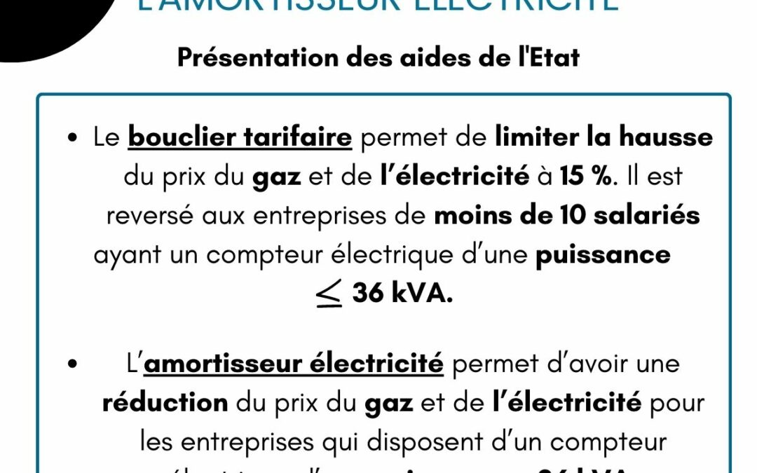 Aides de l’Etat « Electricité et Gaz » 2023